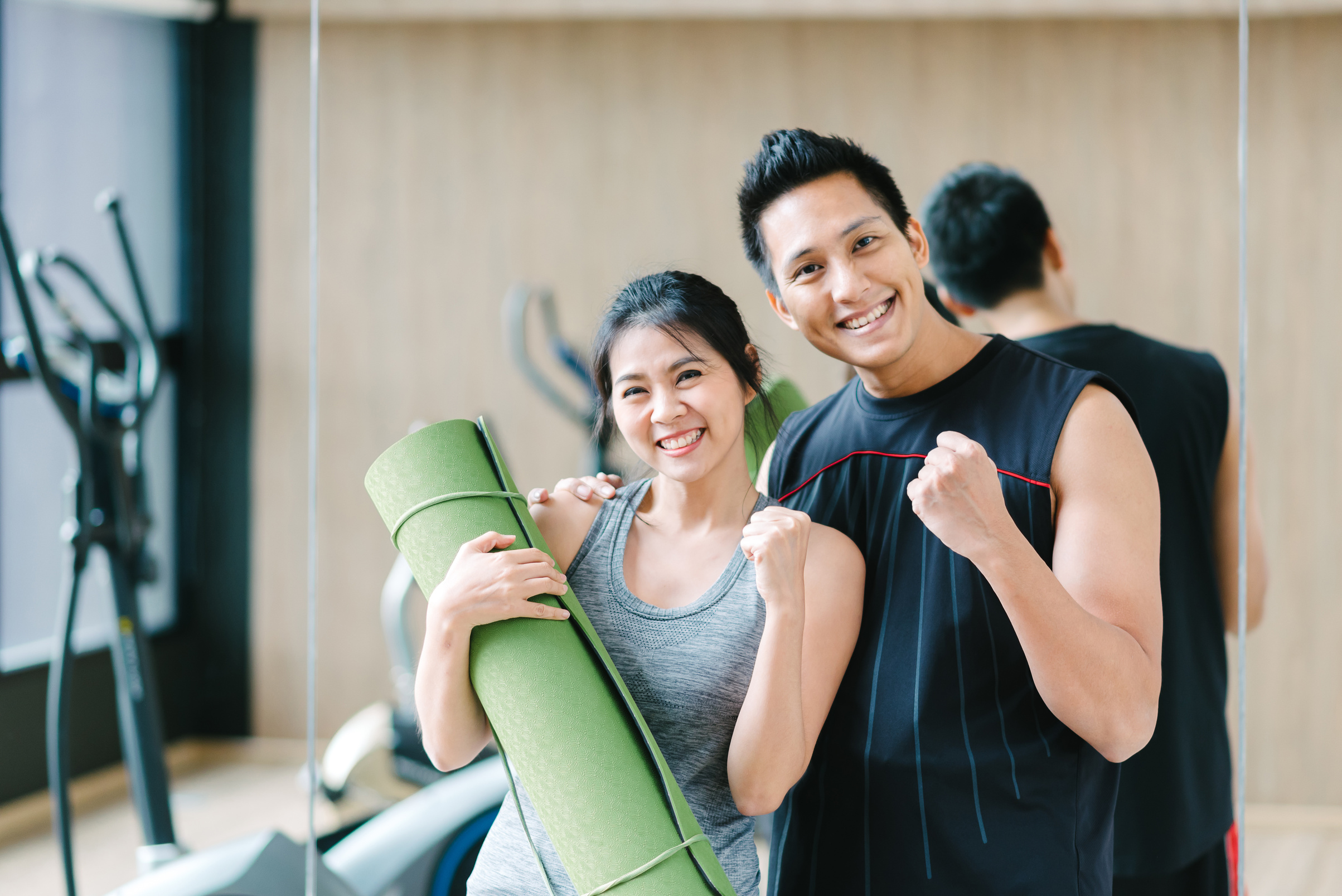 Couple at the Gym  